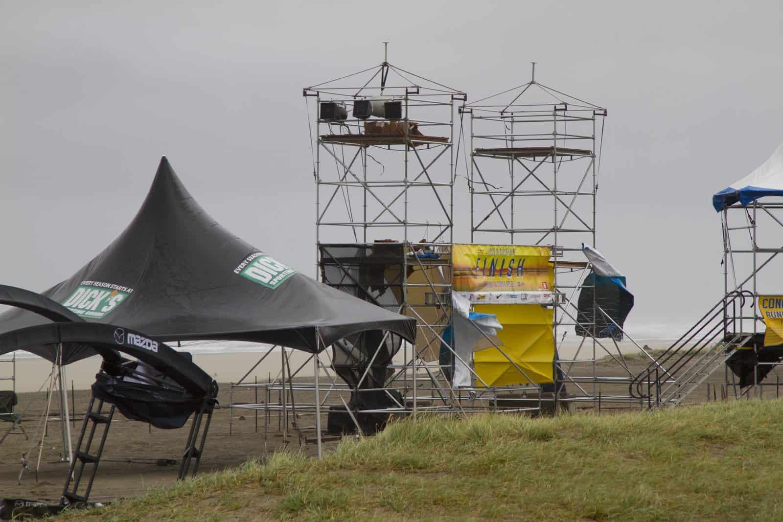 Hood to Coast 2015 Finish Line Damage