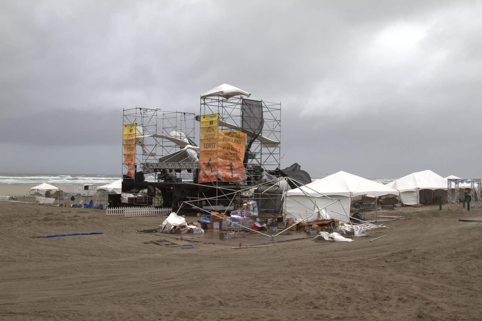 Hood to Coast carnage Seaside Oregon